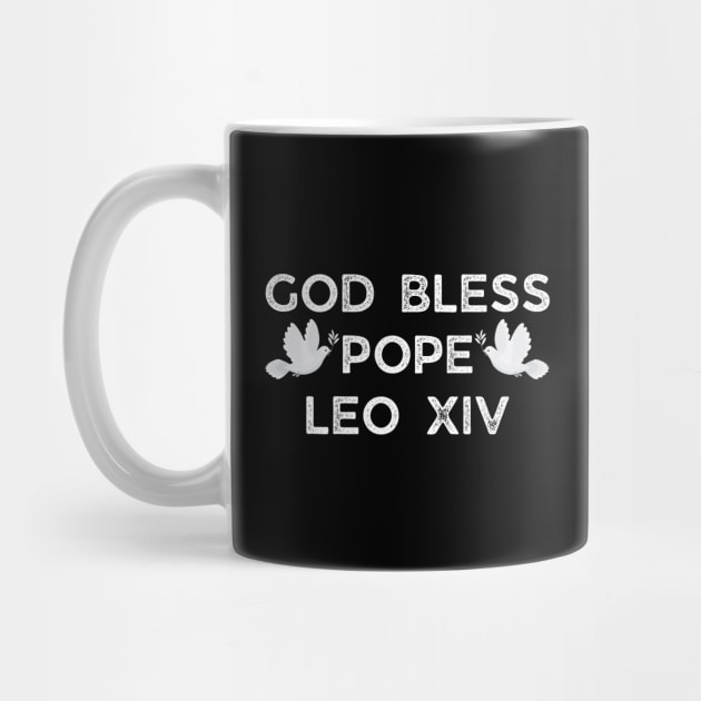 God-Bless-Pope-Leo-XIV by Creatifly Graphic Tees